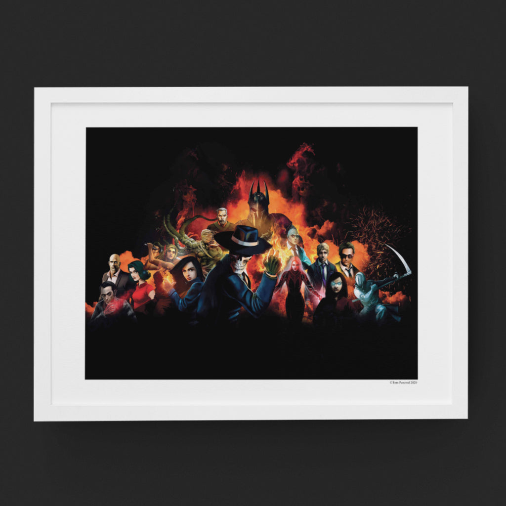 Through The Flames Art Print
