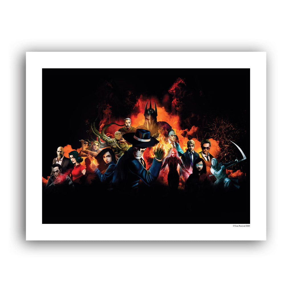 Through The Flames Art Print