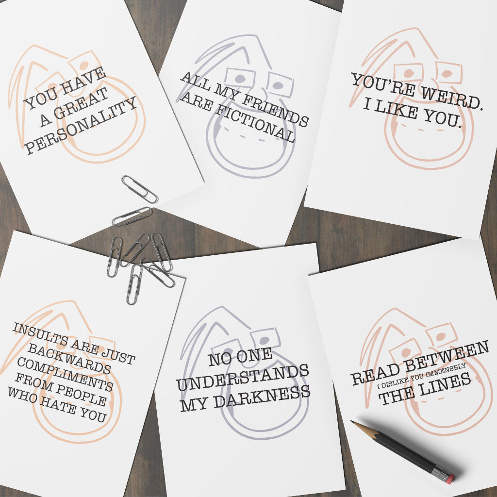 Derek's Inspirational Quotes Postcards