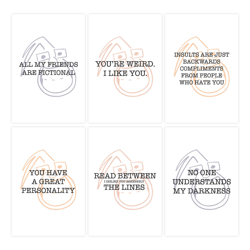 Derek's Inspirational Quotes Postcards