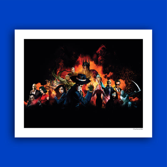 Through The Flames Art Print