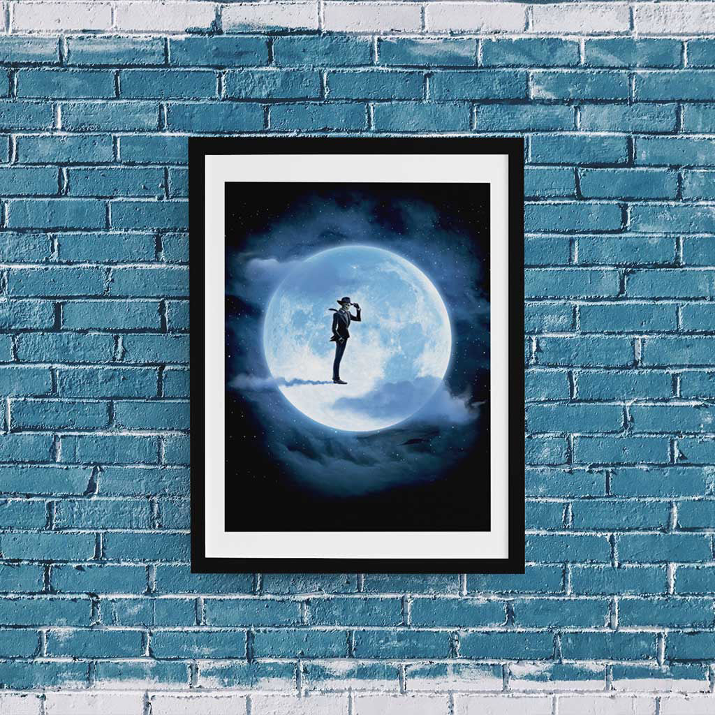 Fly Me to the Moon Art Print