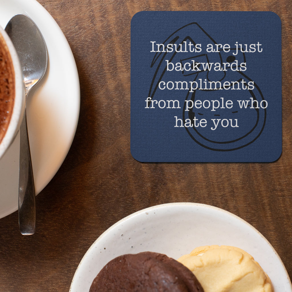 Insult Coasters Vector Insult Coaster – Skulduggery Shop